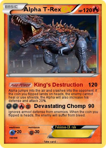 Pokemon Alpha T-Rex