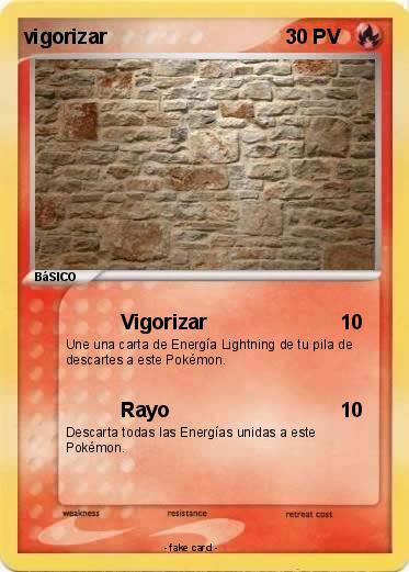 Pokemon vigorizar