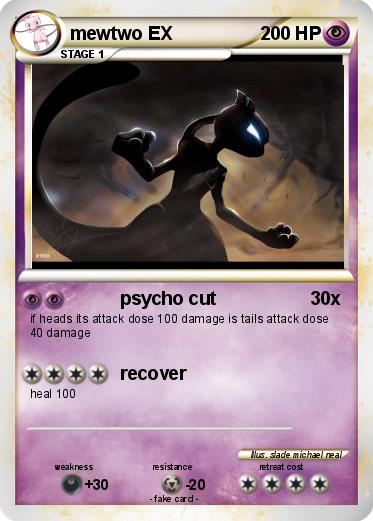 Pokemon mewtwo EX