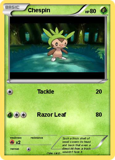 Pokemon Chespin