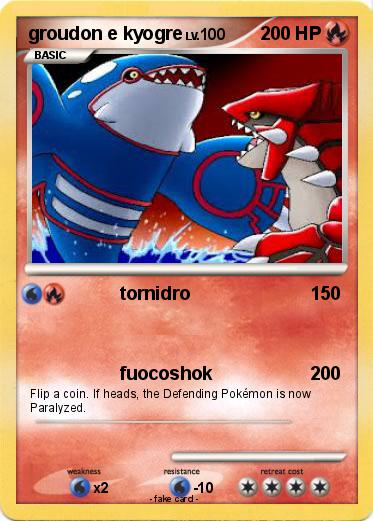 Pokemon groudon e kyogre