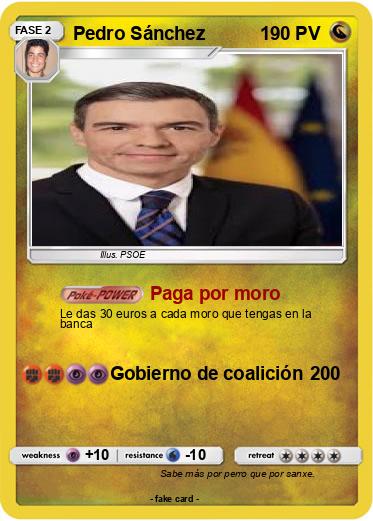 Pokemon Pedro Sánchez