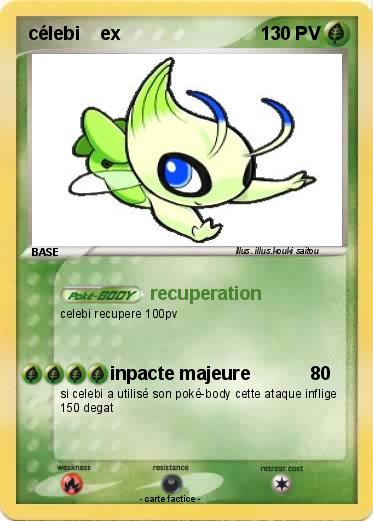 Pokemon célebi    ex