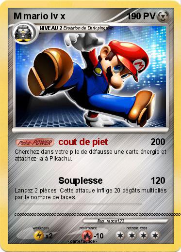 Pokemon M mario lv x