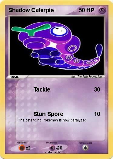 Pokemon Shadow Caterpie