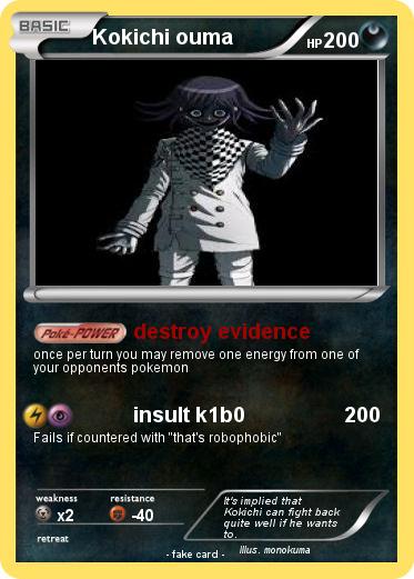 Pokemon Kokichi ouma
