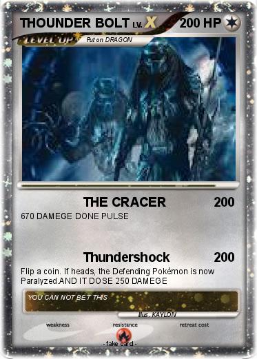 Pokemon THOUNDER BOLT