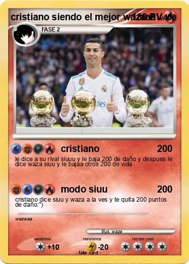 Pokemon cristiano siendo el mejor wazaaa