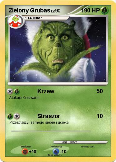 Pokemon Zielony Grubas