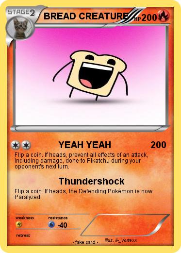 Pokemon BREAD CREATURE