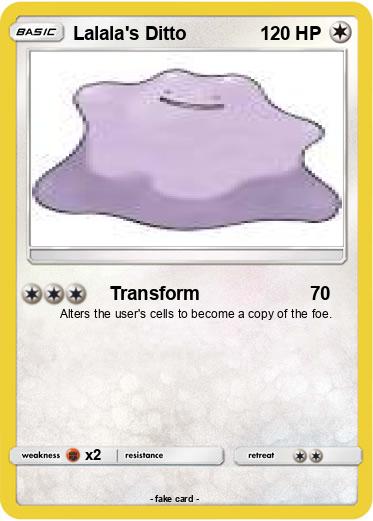 Pokemon Lalala's Ditto