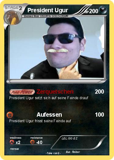 Pokemon President Ugur