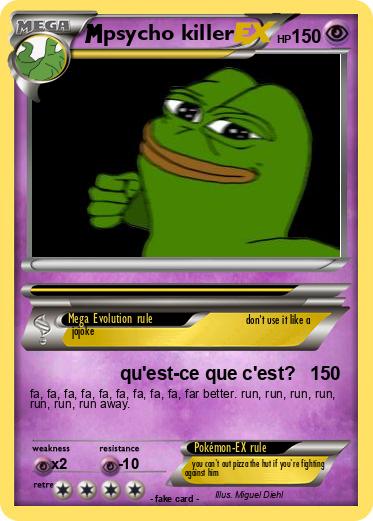 Pokemon psycho killer