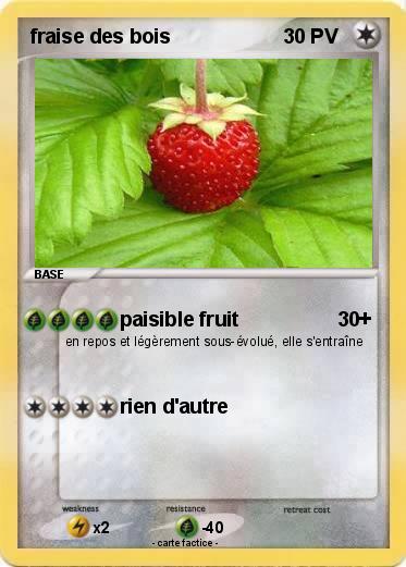 Pokemon fraise des bois