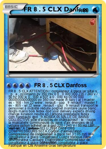 Pokemon FR 8 . 5 CLX Danfoss