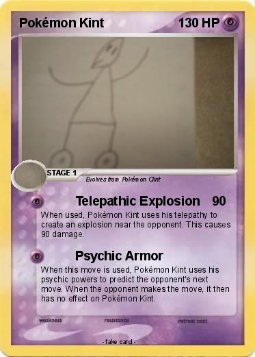 Pokemon Pokémon Kint