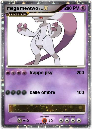 Pokemon mega mewtwo