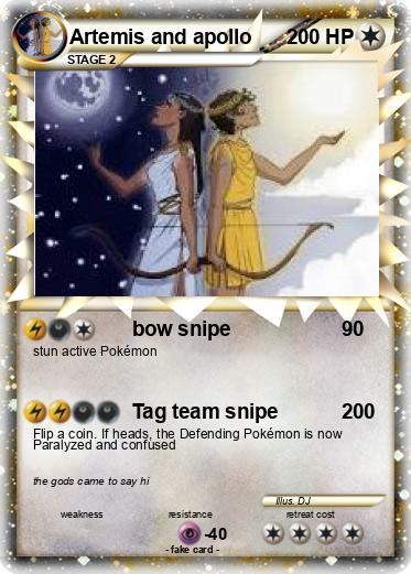 Pokemon Artemis and apollo