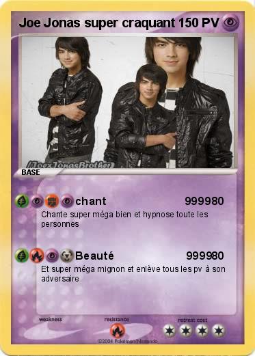 Pokemon Joe Jonas super craquant