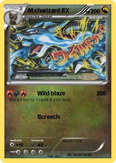 Pokemon M charizard EX