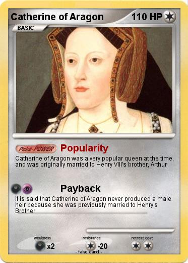Pokemon Catherine of Aragon