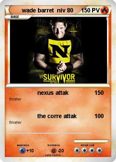 Pokemon wade barret  niv 80