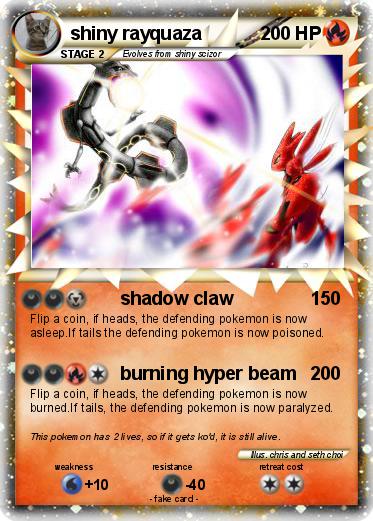 Pokemon shiny rayquaza