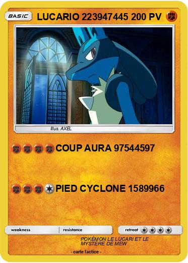 Pokemon LUCARIO 223947445