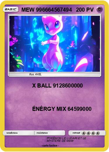 Pokemon MEW 996664567494