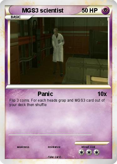 Pokemon MGS3 scientist