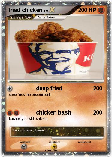Pokemon fried chicken