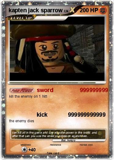 Pokemon kapten jack sparrow