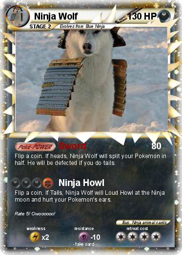 Pokemon Ninja Wolf