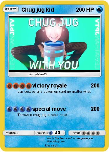 Pokemon Chug jug kid