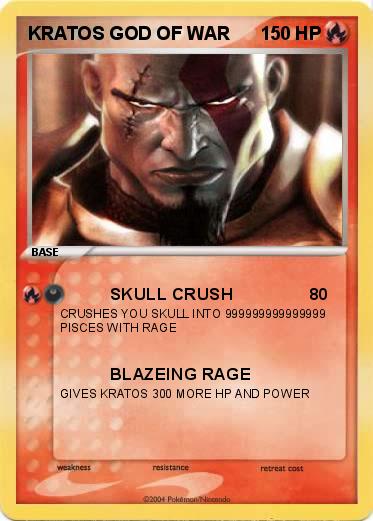 Pokemon KRATOS GOD OF WAR