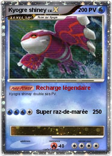 Pokemon Kyogre shiney