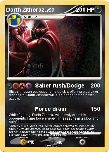 Pokemon Darth Zithoraz