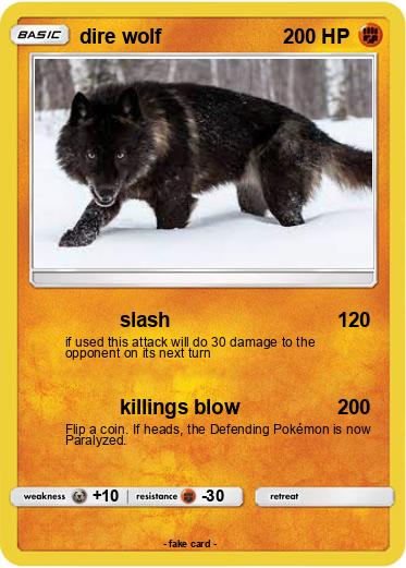 Pokemon dire wolf