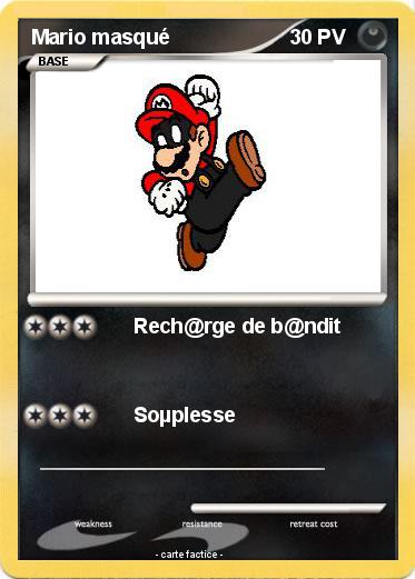 Pokemon Mario masqué