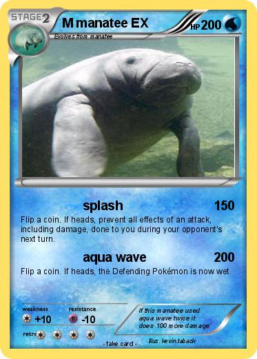 Pokemon M manatee EX