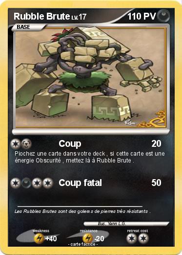 Pokemon Rubble Brute