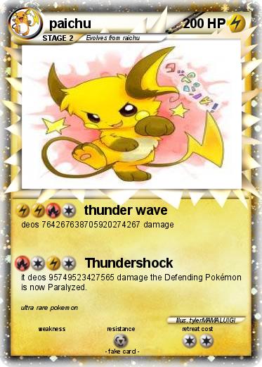 Pokemon paichu