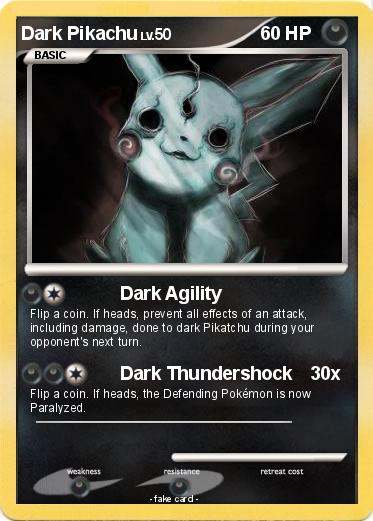 Pokemon Dark Pikachu