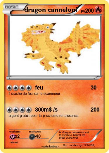 Pokemon dragon canneloni