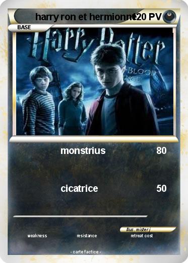 Pokemon harry ron et hermionne