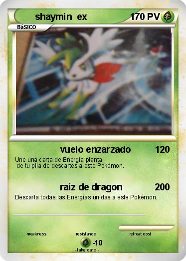 Pokemon shaymin  ex