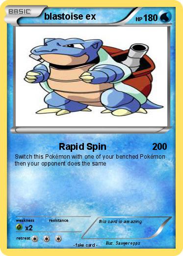 Pokemon blastoise ex