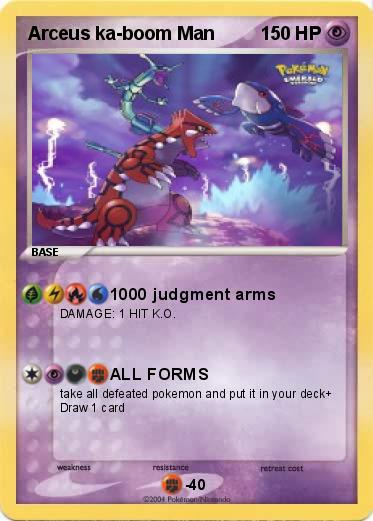 Pokemon Arceus ka-boom Man