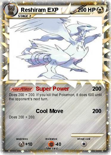 Pokemon Reshiram EXP