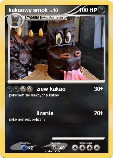 Pokemon kakaowy smok